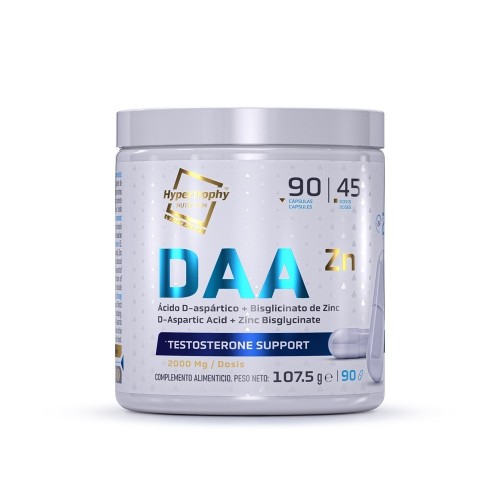 D-Aspartic Acid + Zinc Bisglycinate | 1000mg 90 Capsules