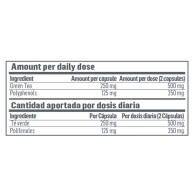Suplemento Antioxidante Té Verde 90 Cápsulas