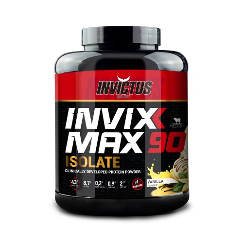 Invix Max 90 Whey Isolate Strawberry 2kg High Quality Protein
