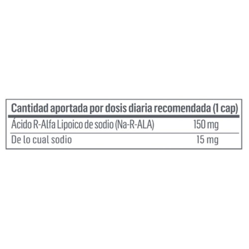 Na R-alpha Lipoic Acid Antioxidant 60 Capsules