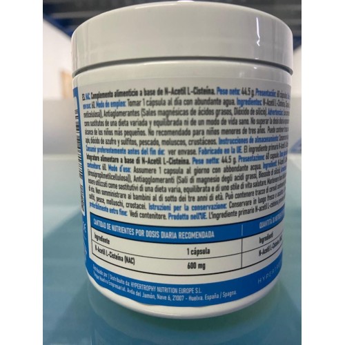 NAC 600mg | N-Acetilcisteína | 60 Cápsulas - Soporte Antioxidante