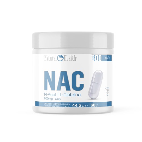 NAC 600mg | N-Acetilcisteína | 60 Cápsulas - Soporte Antioxidante