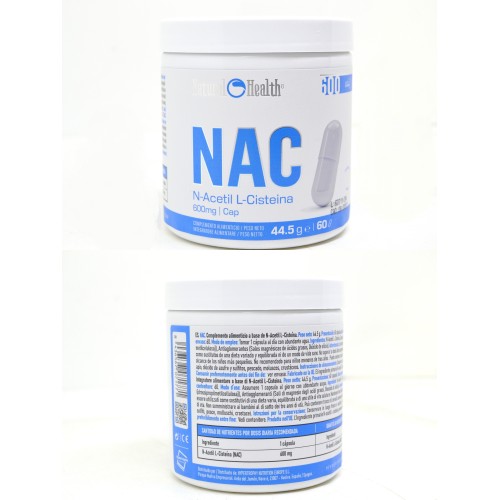 NAC 600mg | N-Acetilcisteína | 60 Cápsulas - Soporte Antioxidante