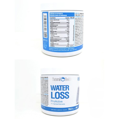 Water Loss | Diurético Natural | 90 Cápsulas