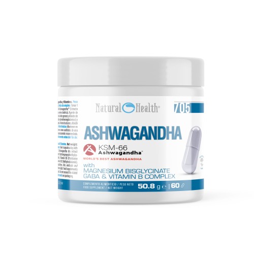 Natural Health Ashwagandha KSM-66 60 Caps